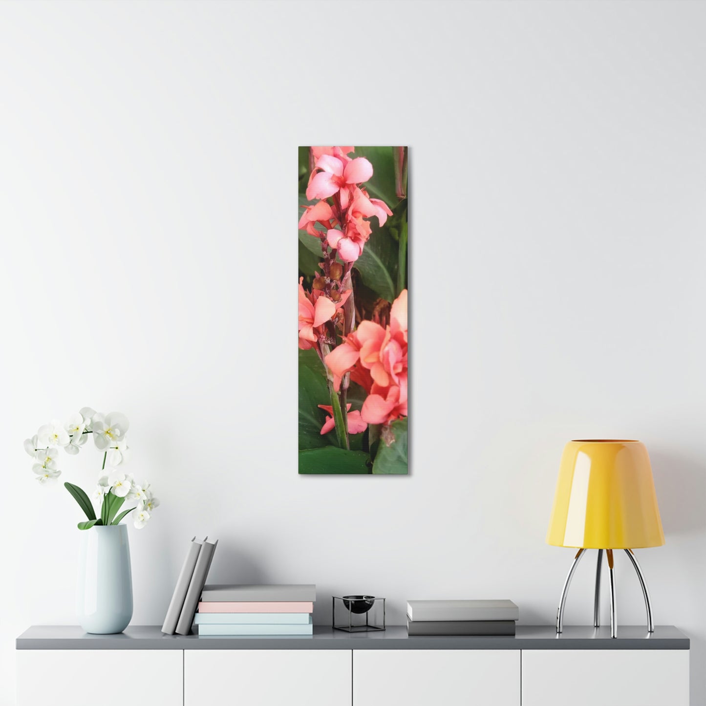 Art Prints & Wall Art, Canvas Gallery with Pink Canna Flower