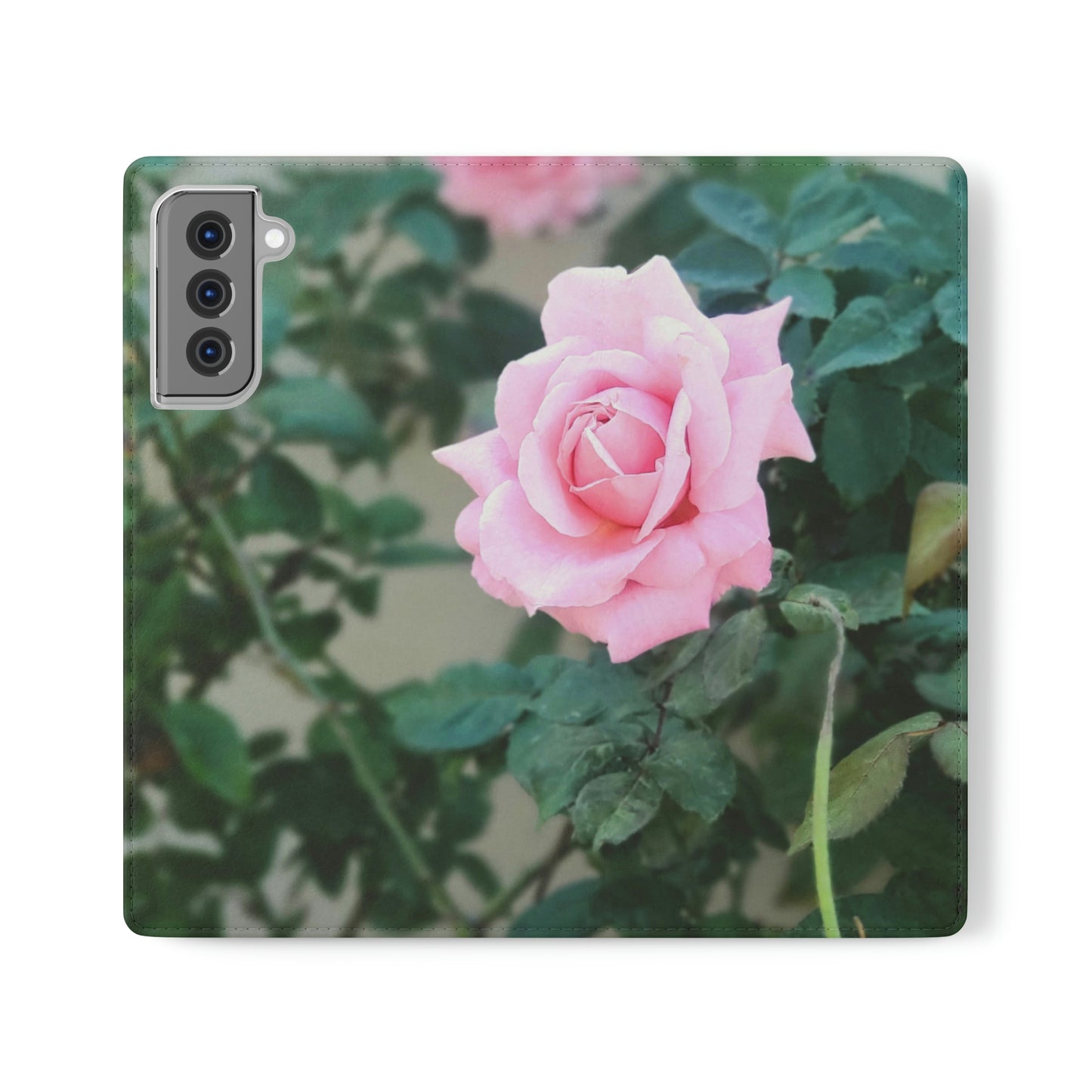 Focus on A Pink Rose | Folio Phone Case | High Bloom Collection | Life By Ortavia