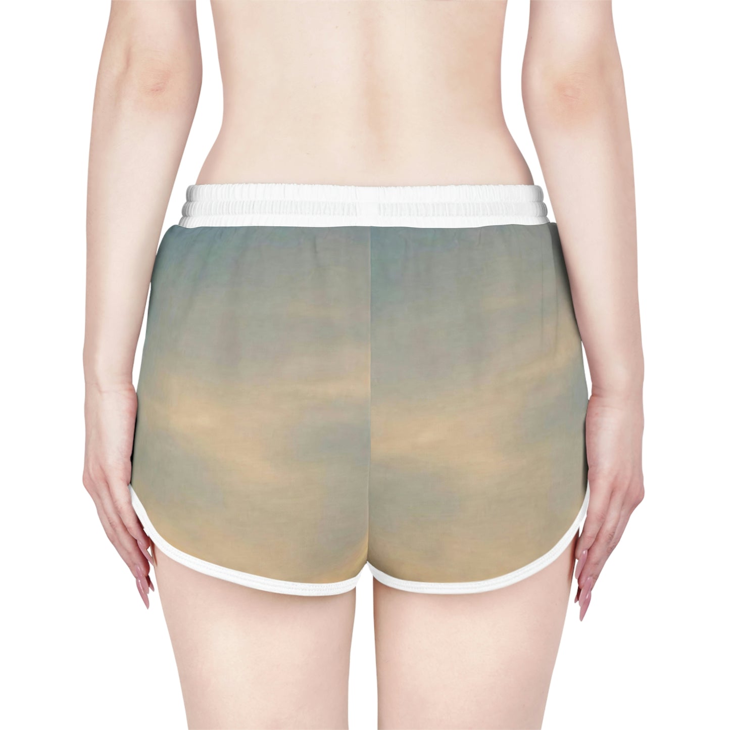 Pink/Blue Colored Women's Relaxed Shorts