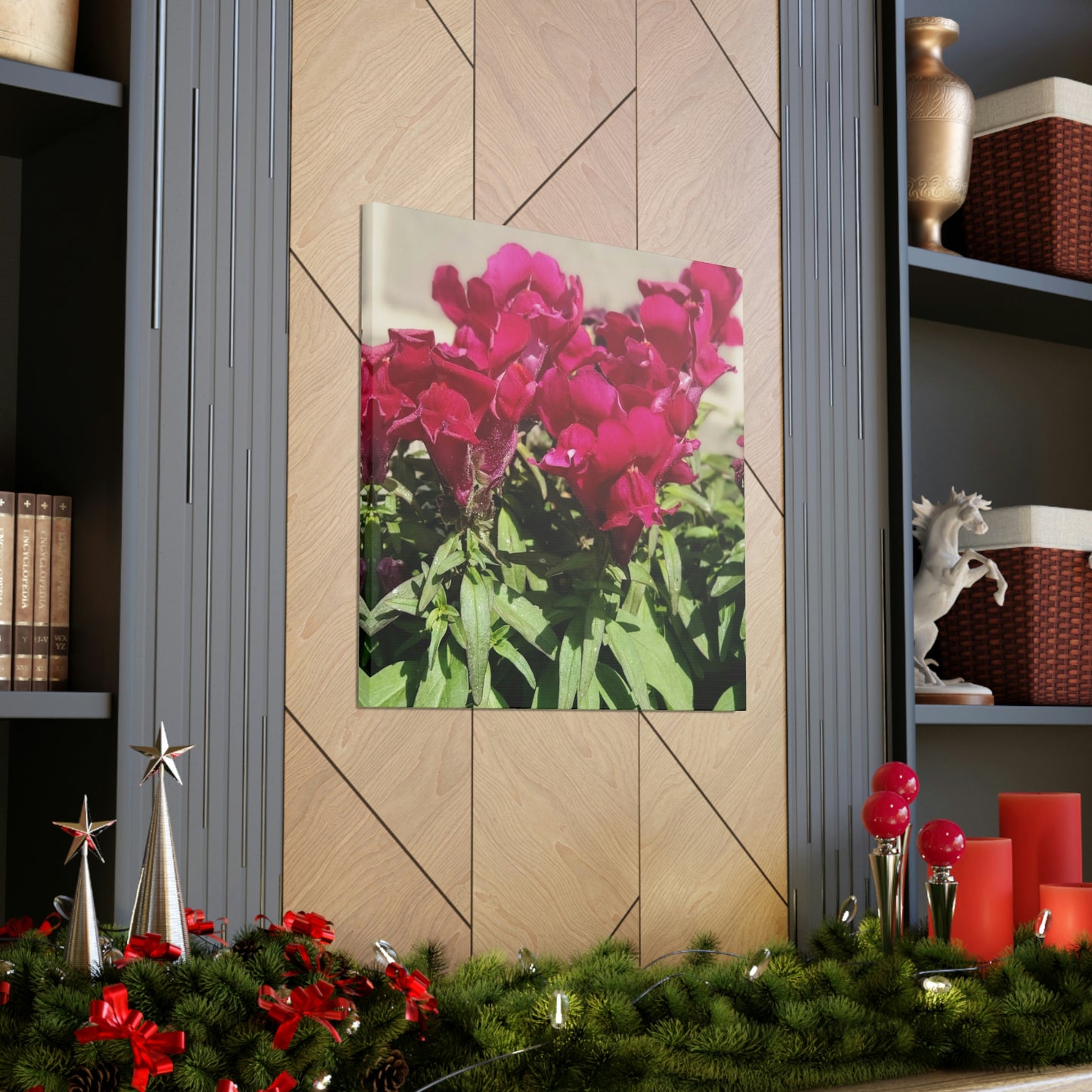 Magenta Snapdragon | Wall Art Canvas | High Bloom Collection | Life By Ortavia