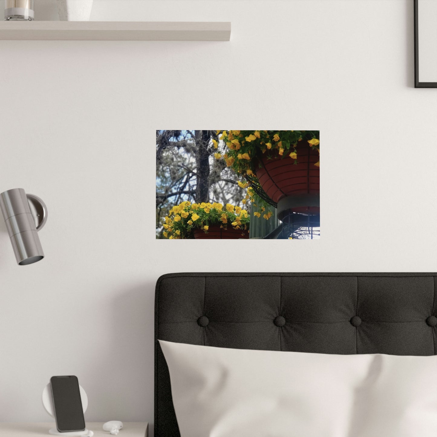 Yellow Pansies Downtown | Satin Posters (210gsm) | High Bloom Collection | Life By Ortavia