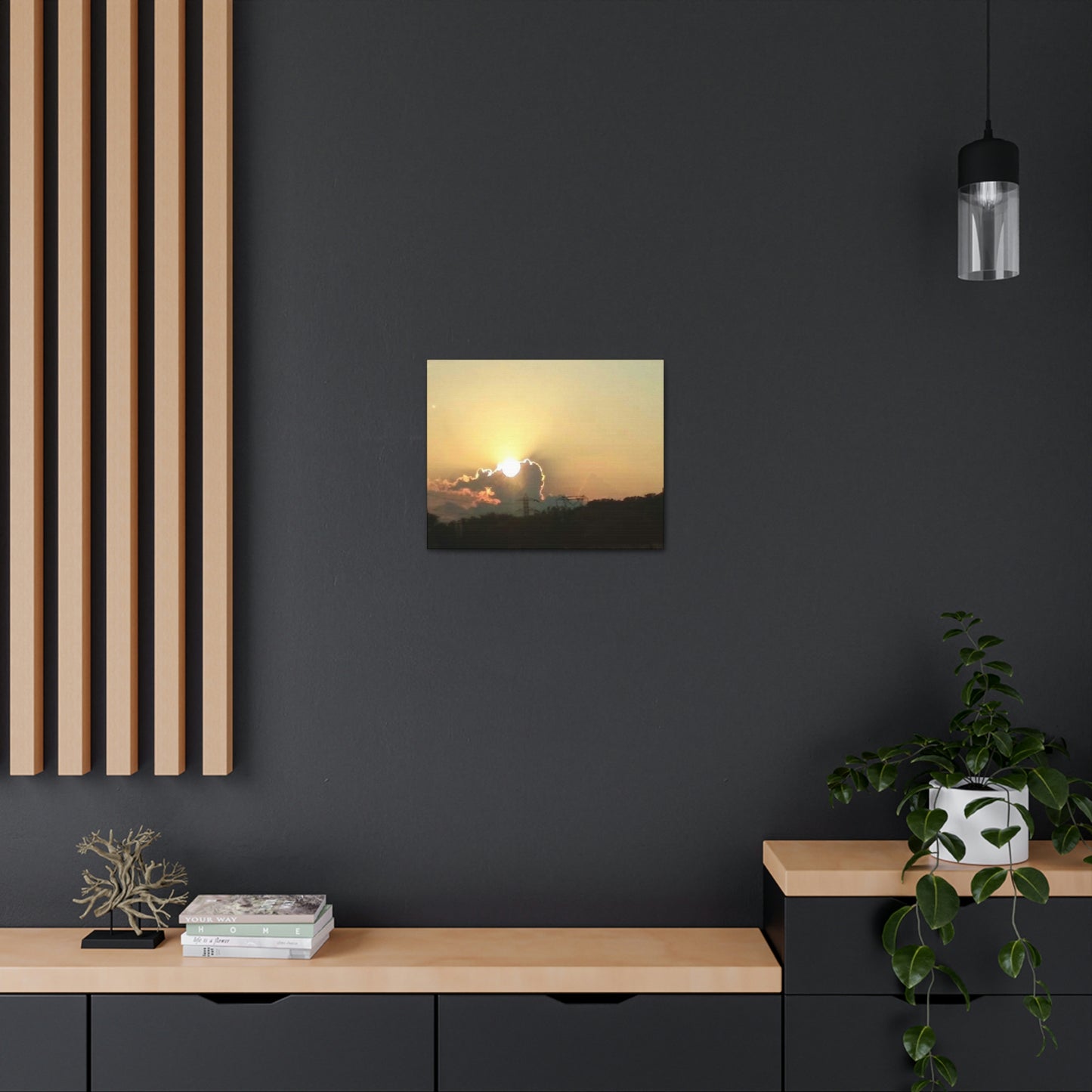 Sun in the Clouds | Wall Art Canvas | Heavens Collection | Life By Ortavia