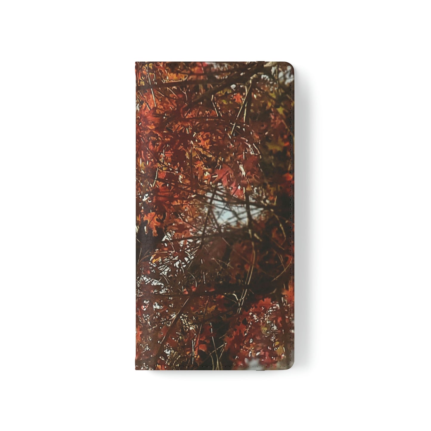 Red Autumn Leaves | Folio Phone Case | High Bloom Collection | Life By Ortavia