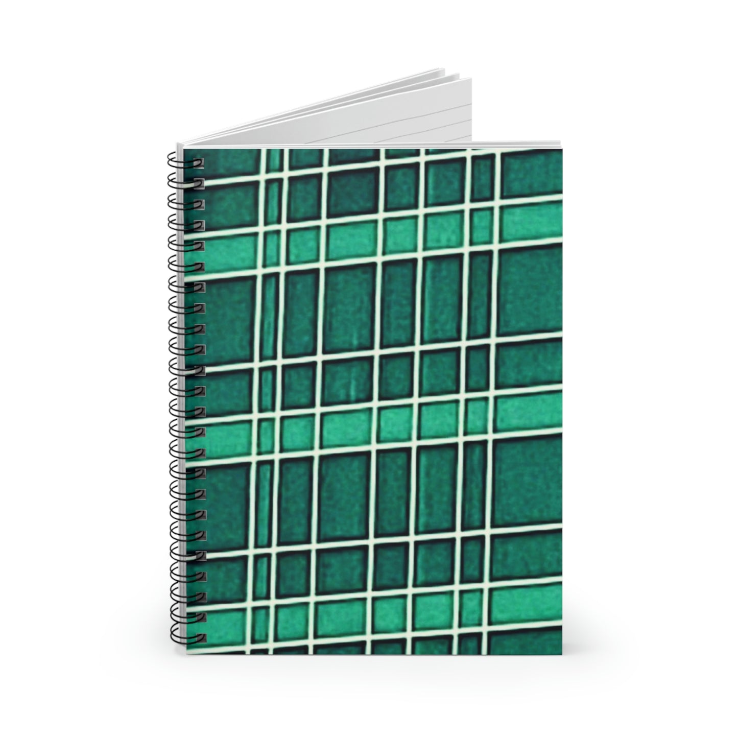 Sea Green | Spiral Notebook 118 pg Ruled | Vintage Window Collection | Life By Ortavia