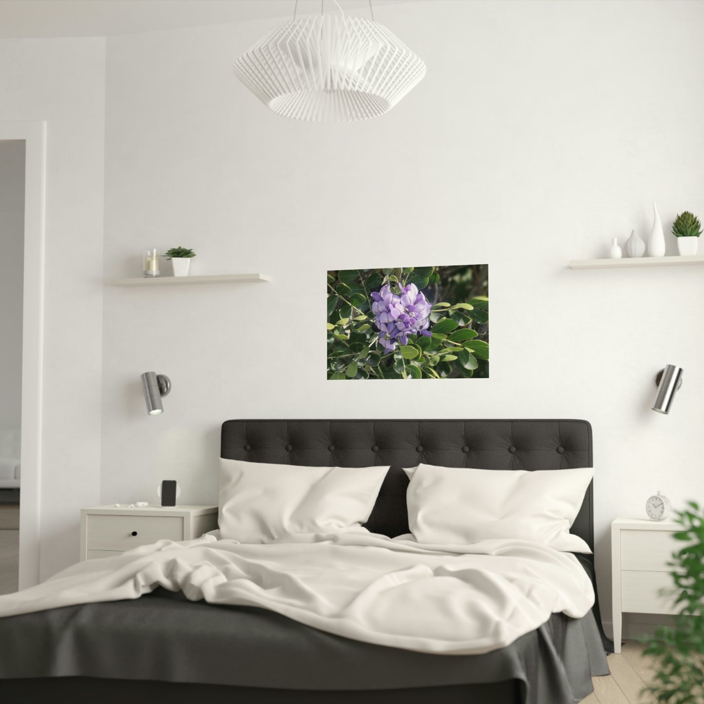 Purple Texas Mountain Laurel | Satin Posters (210gsm)