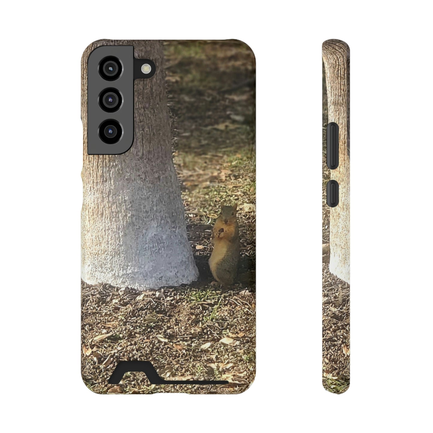 Squirrel and A Nut | Phone Case with Card Holder | Urban Geographic Collection | Life By Ortavia