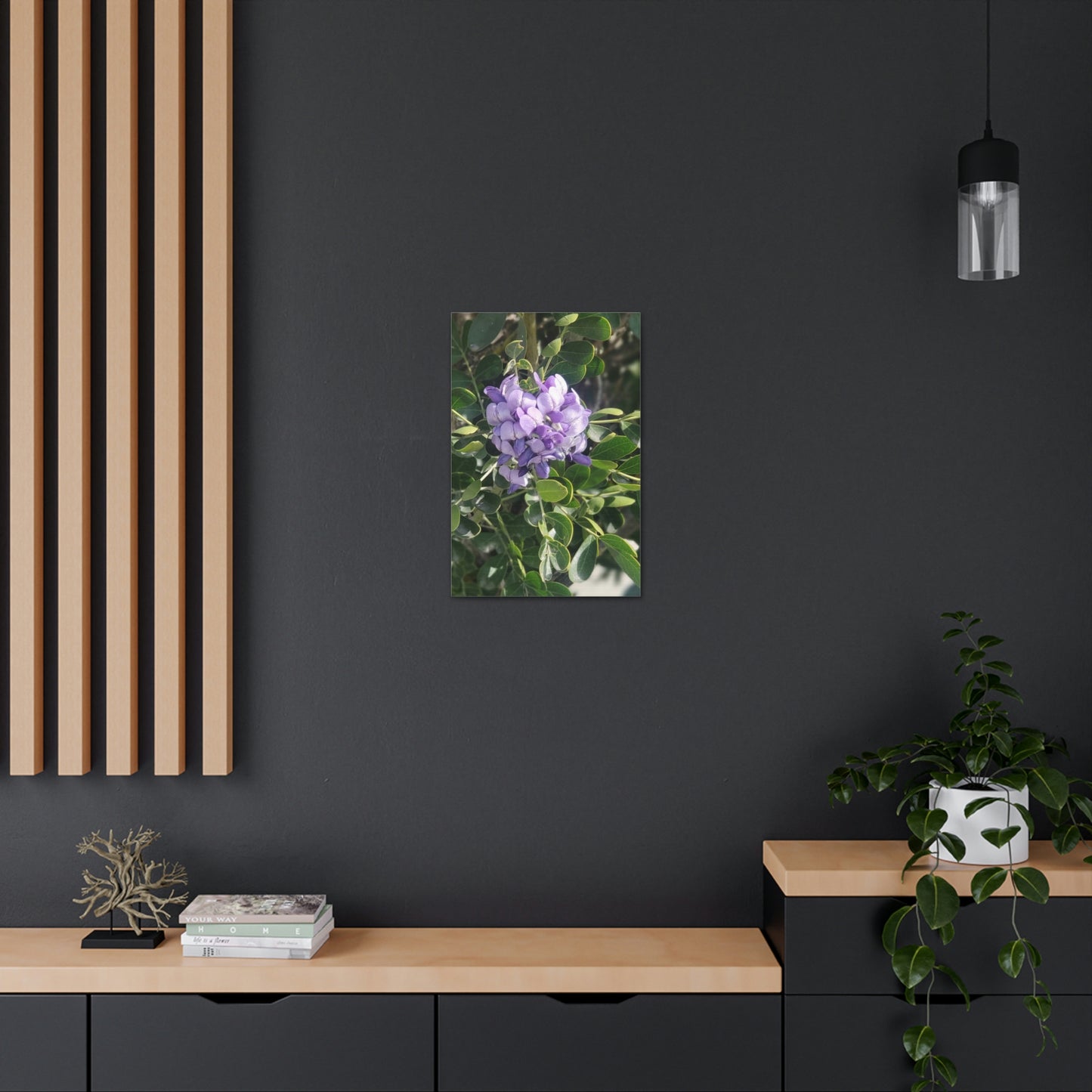 Purple Texas Mountain Laurel | Wall Art Canvas
