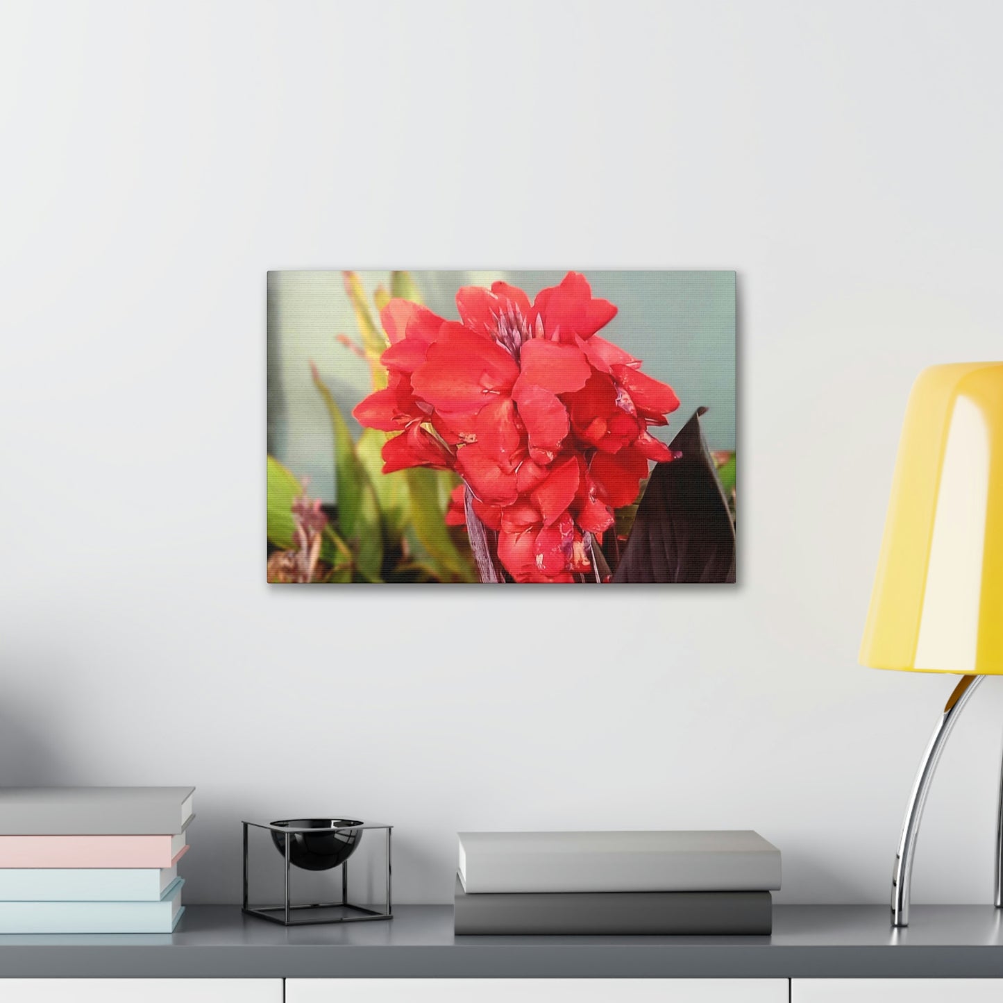 Red Canna | High Bloom Collection | Wall Art Print | Life By Ortavia