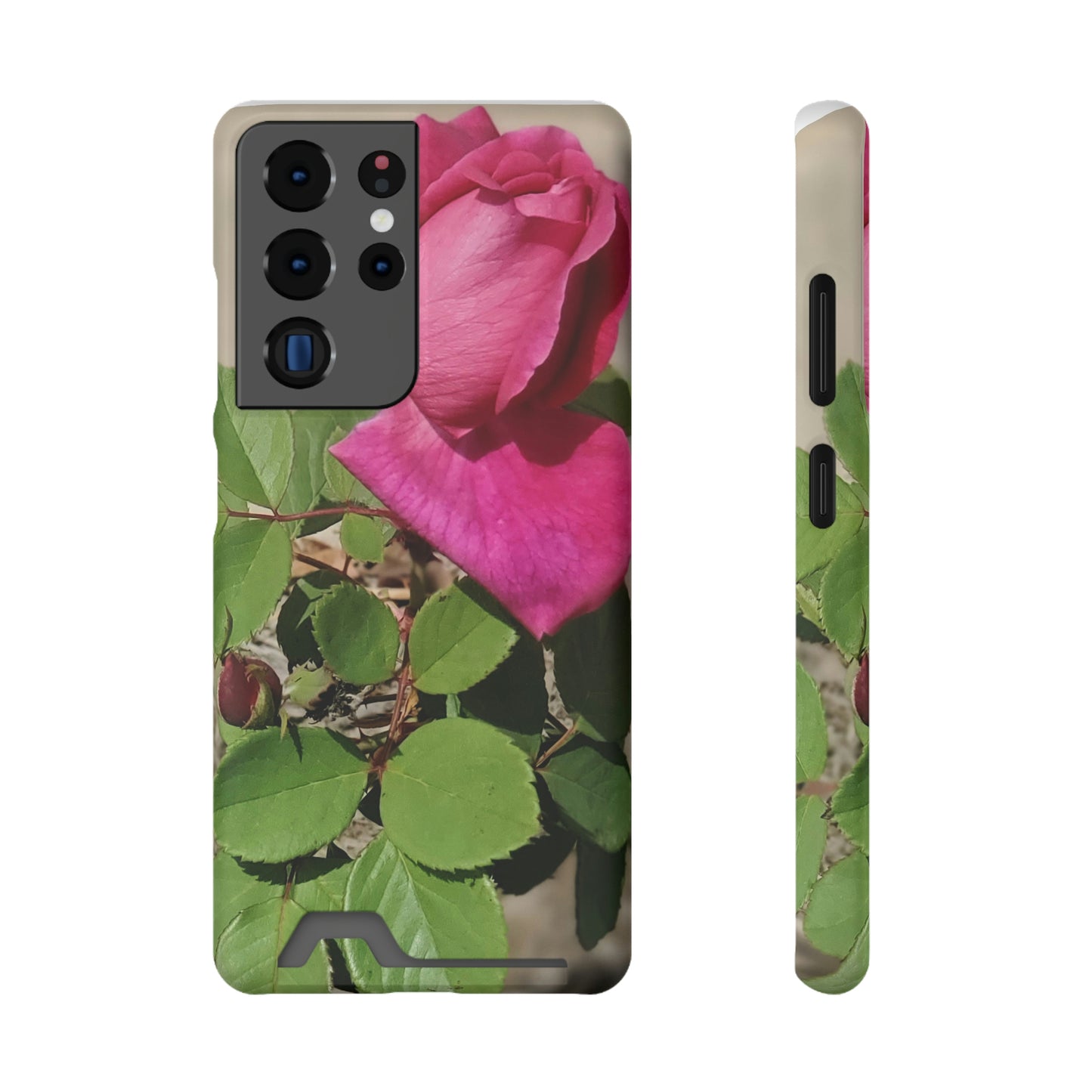 Dear Pink Rosa | Phone Case with Card Holder | High Bloom Collection | Life By Ortavia