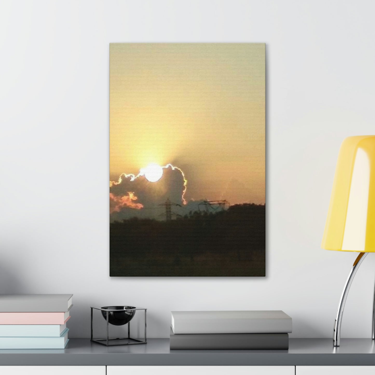 Sun in the Clouds | Wall Art Canvas | Heavens Collection | Life By Ortavia