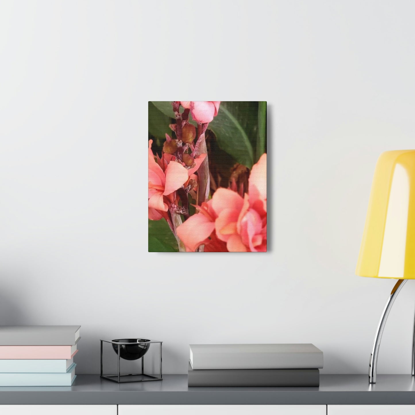 Art Prints & Wall Art, Canvas Gallery with Pink Canna Flower