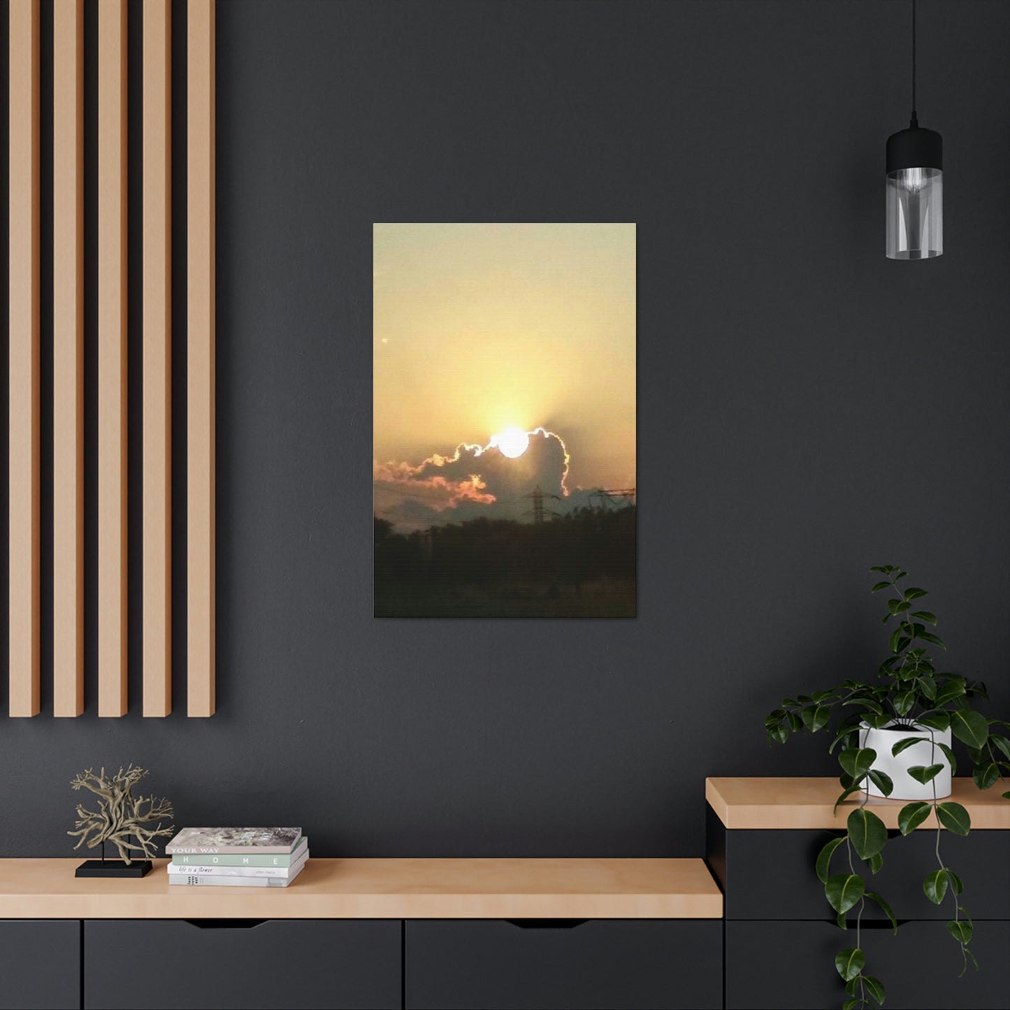 Sun in the Clouds | Wall Art Canvas | Heavens Collection | Life By Ortavia