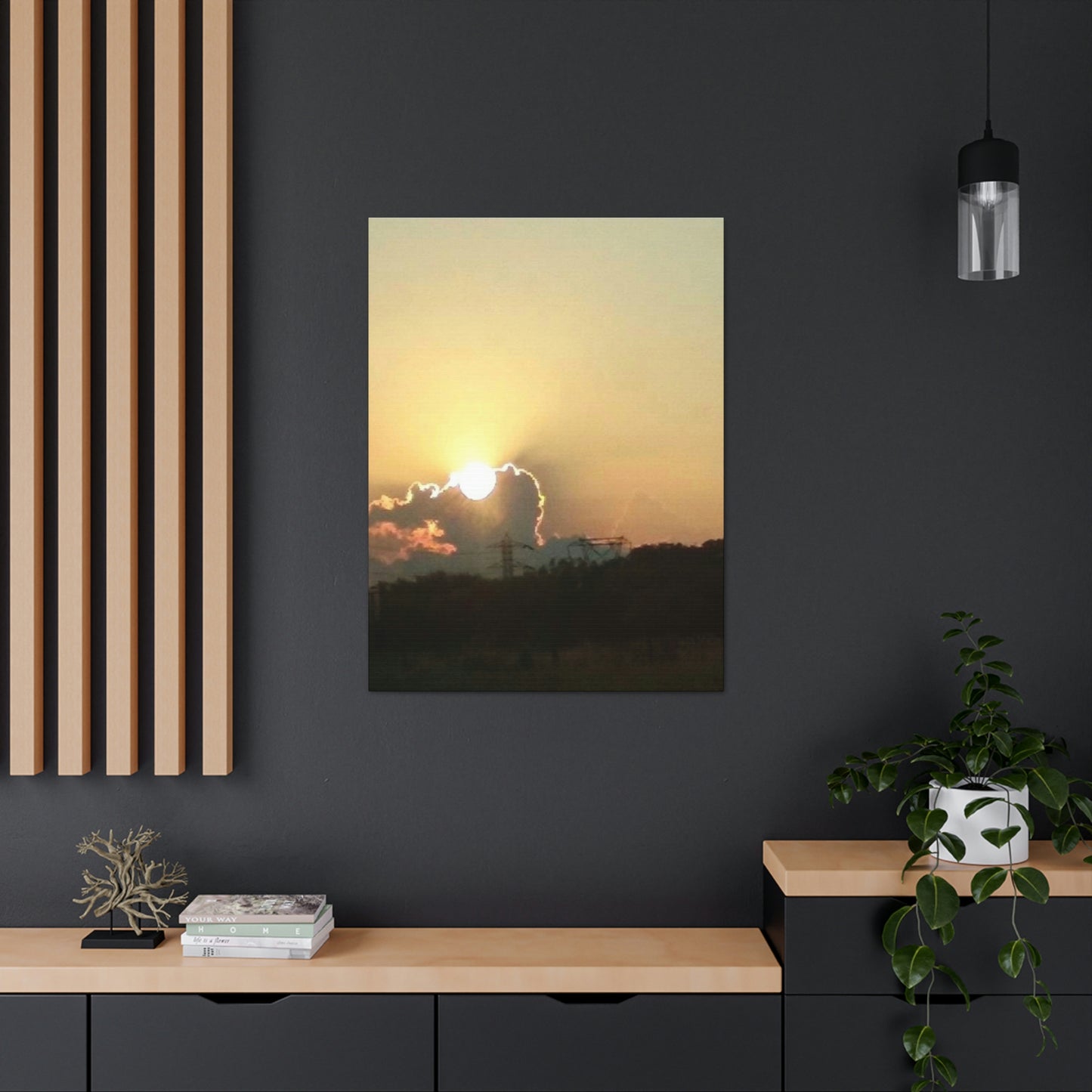 Sun in the Clouds | Wall Art Canvas | Heavens Collection | Life By Ortavia