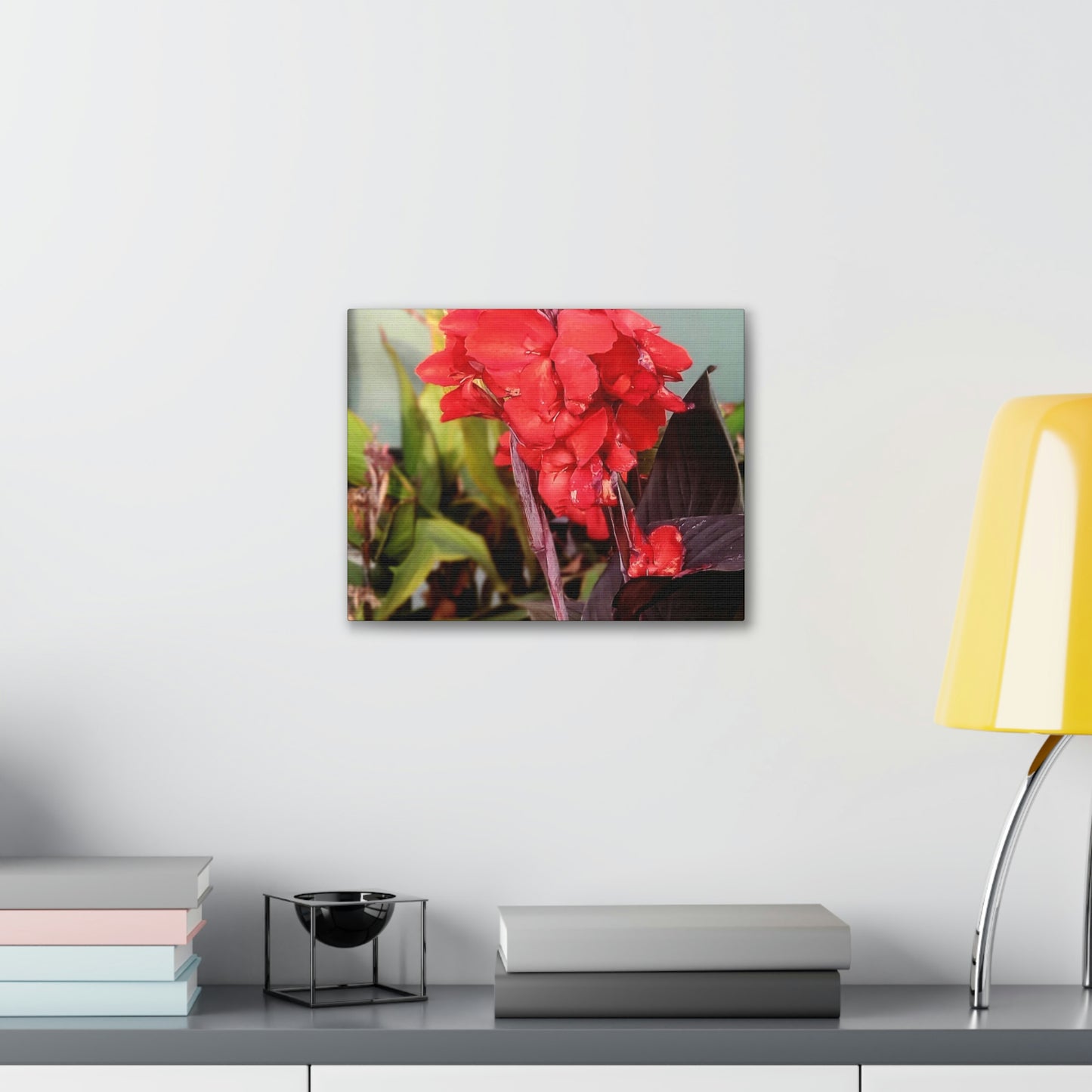 Red Canna | High Bloom Collection | Wall Art Print | Life By Ortavia