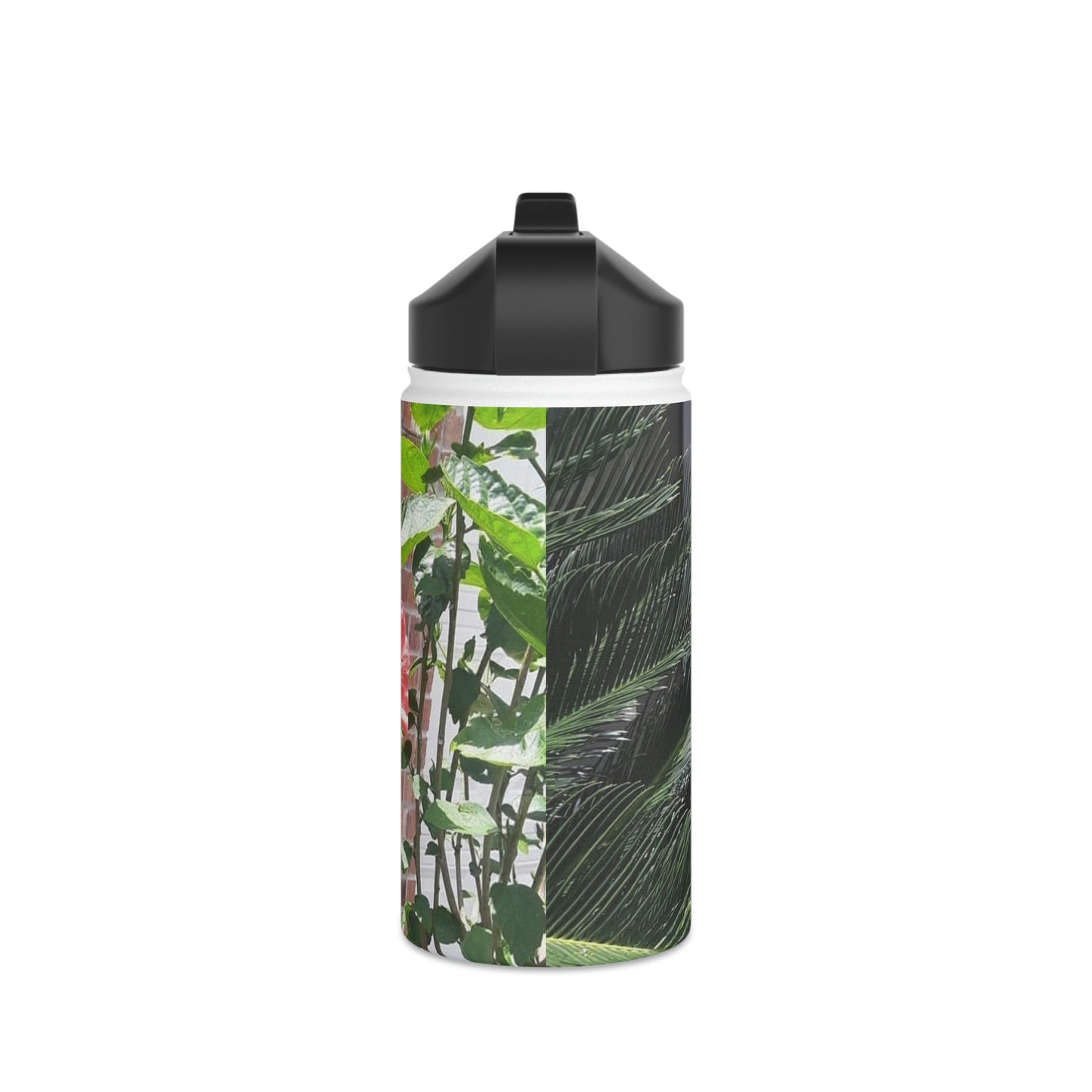 Peach Hibiscus | Stainless Steel Water Bottle, Standard Lid | High Bloom Collection | Life By Ortavia