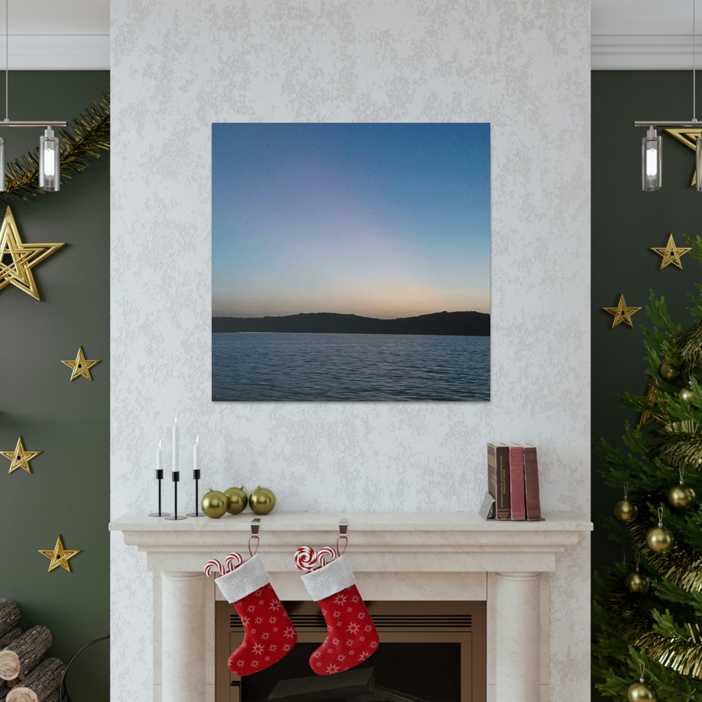 Art Prints & Wall Art, Canvas Gallery Wraps with Night At the Lake Signature Art Print