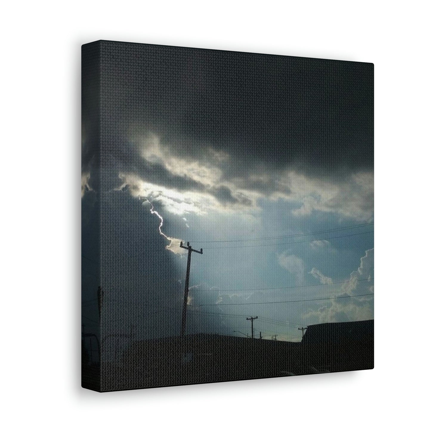 Sun Through Dark Clouds | Wall Art Canvas | Heavens Collection