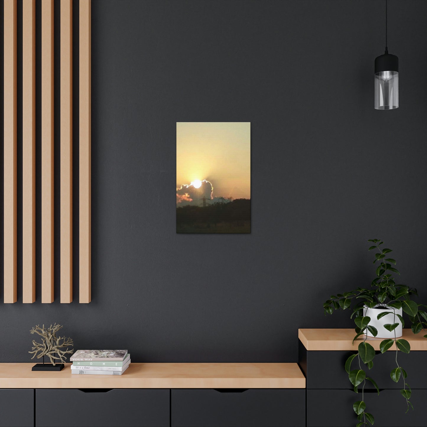 Sun in the Clouds | Wall Art Canvas | Heavens Collection | Life By Ortavia