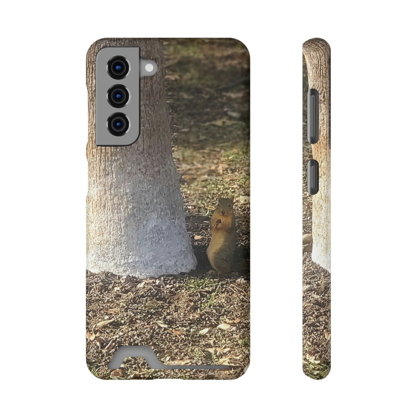 Squirrel and A Nut | Phone Case with Card Holder | Urban Geographic Collection | Life By Ortavia