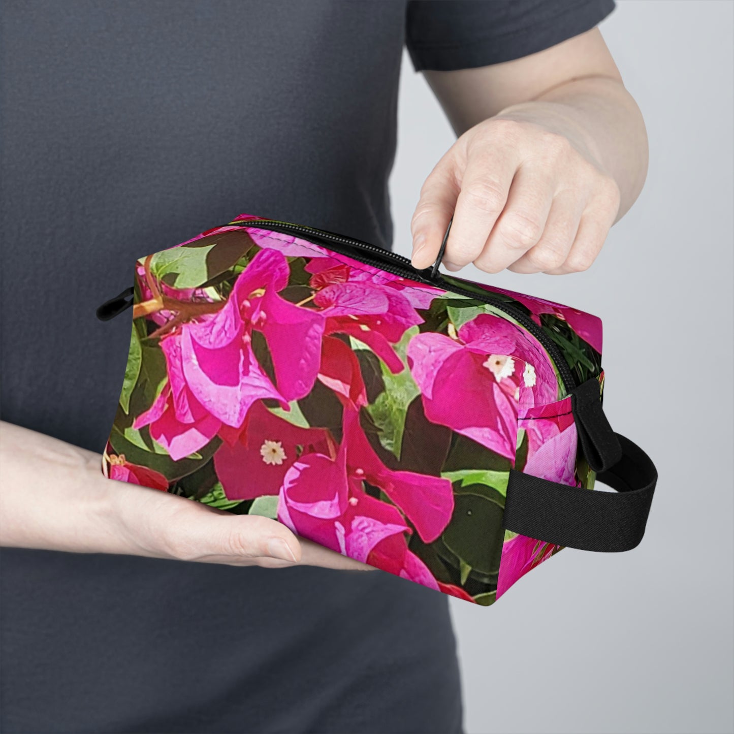 Hot Pink Bougainvillea | Toiletry Bag | High Bloom Collection | Life By Ortavia