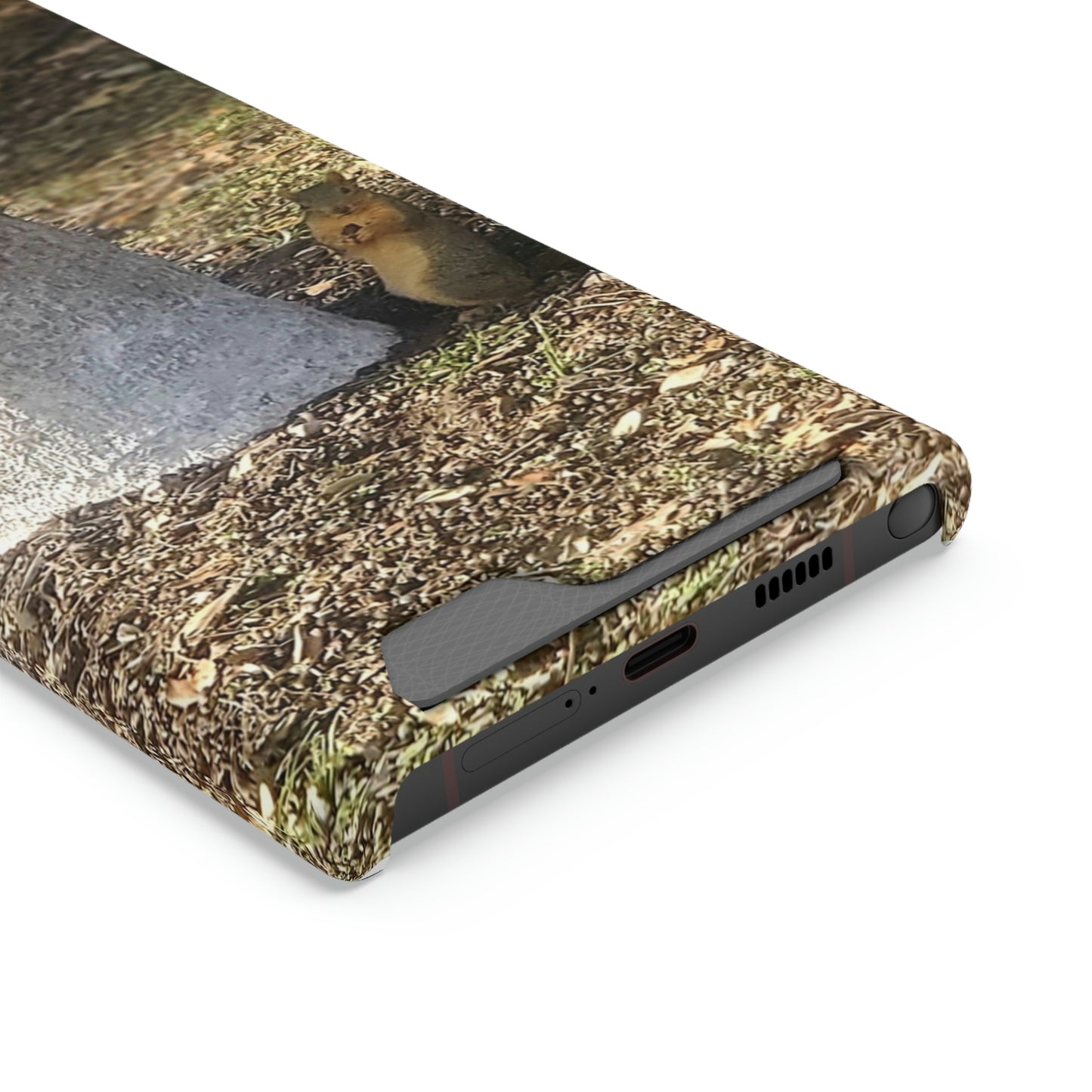 Squirrel and A Nut | Phone Case with Card Holder | Urban Geographic Collection | Life By Ortavia