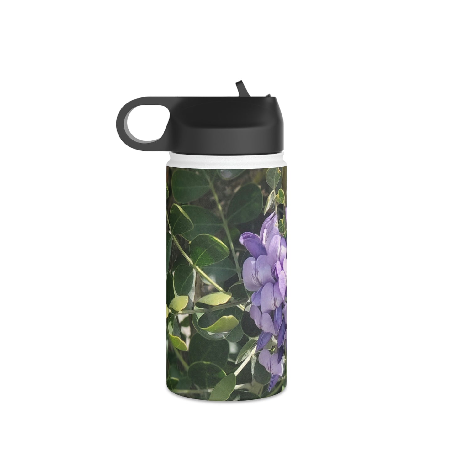 Purple Texas Mountain Laurel | Stainless Steel Water Bottle, Standard Lid