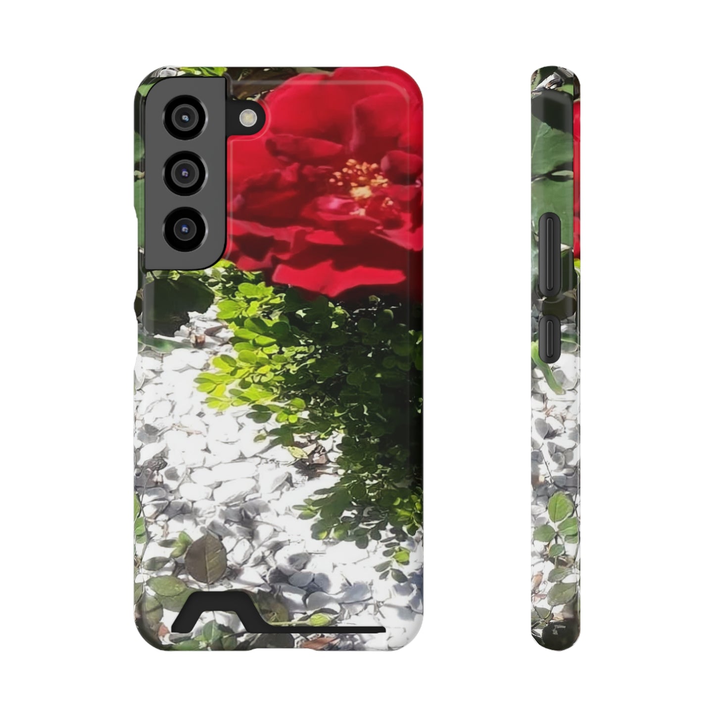 Europeana Red Rose | Phone Case with Card Holder | High Bloom Collection | Life By Ortavia