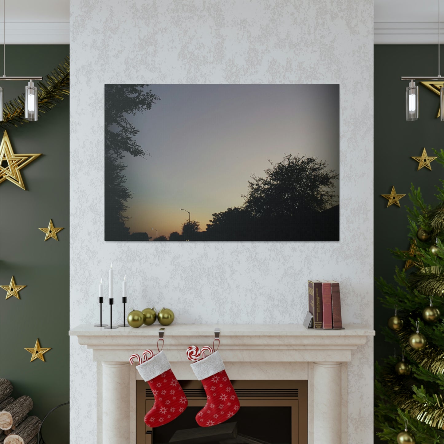 Rainbow Sunset | Wall Art Canvas | Heavens Collection | Life By Ortavia