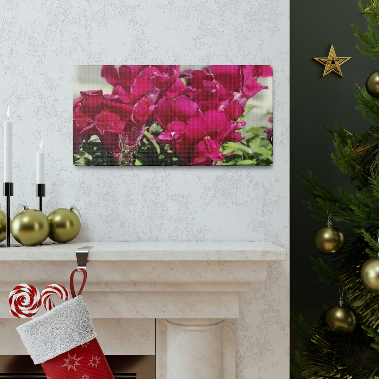 Magenta Snapdragon | Wall Art Canvas | High Bloom Collection | Life By Ortavia