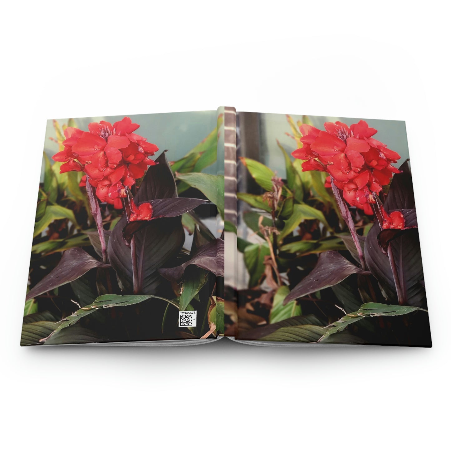 Red Canna | Hardcover Matte Journal | High Bloom Collection | Life By Ortavia