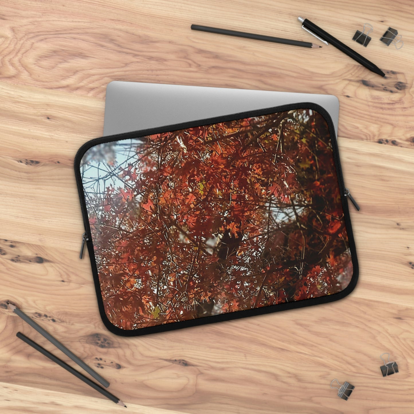 Red Leaves in Autumn | Laptop Sleeve | 7 Inch 10 Inch 13 Inch 15 Inch 17 Inch | Life By Ortavia