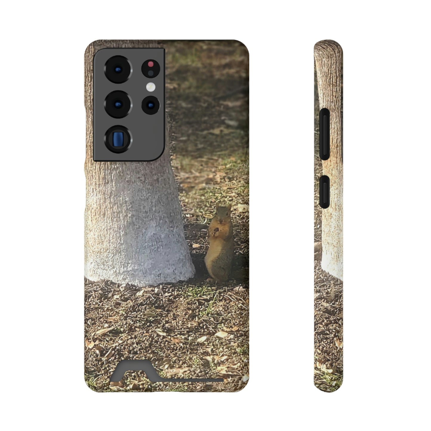 Squirrel and A Nut | Phone Case with Card Holder | Urban Geographic Collection | Life By Ortavia