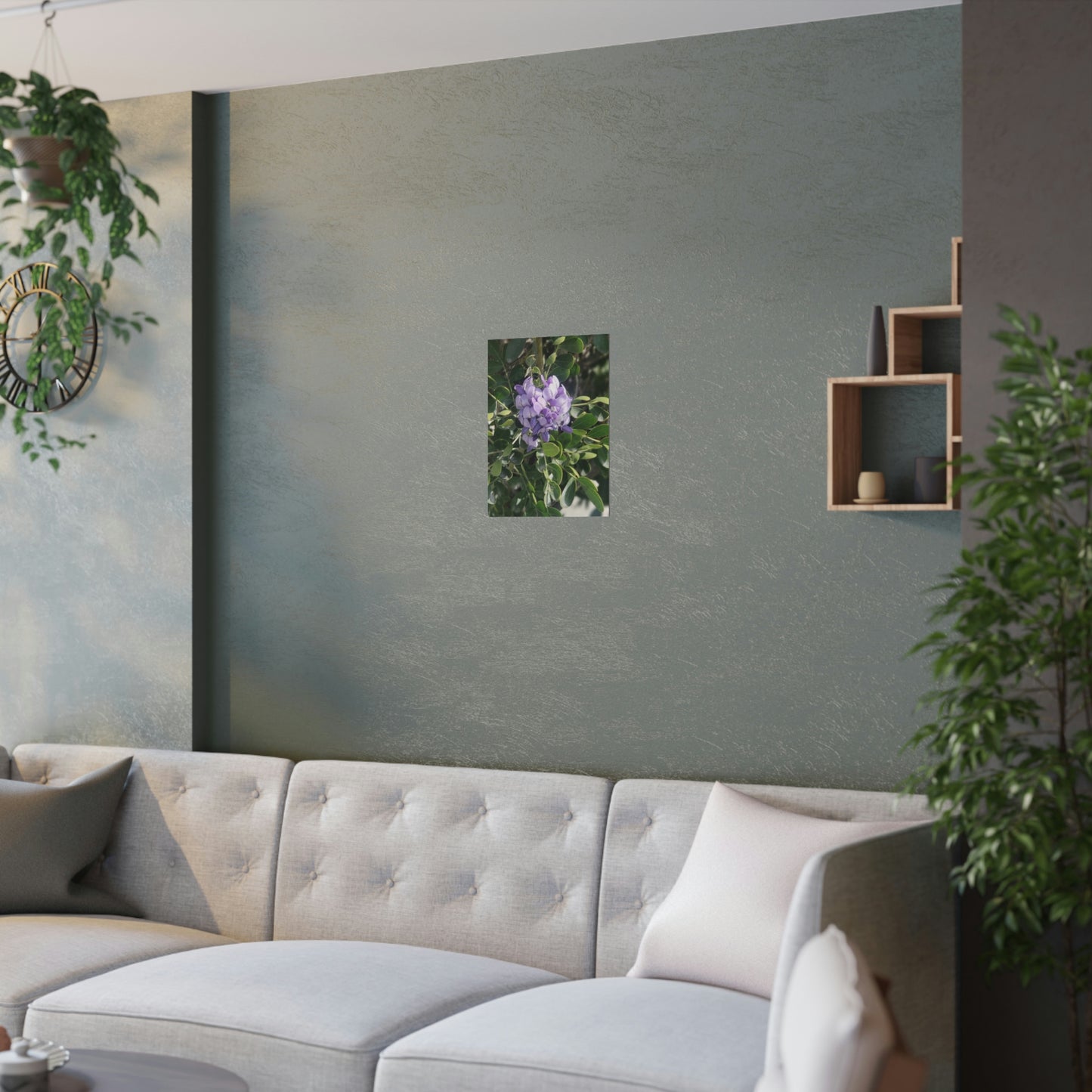 Purple Texas Mountain Laurel | Satin Posters (210gsm)