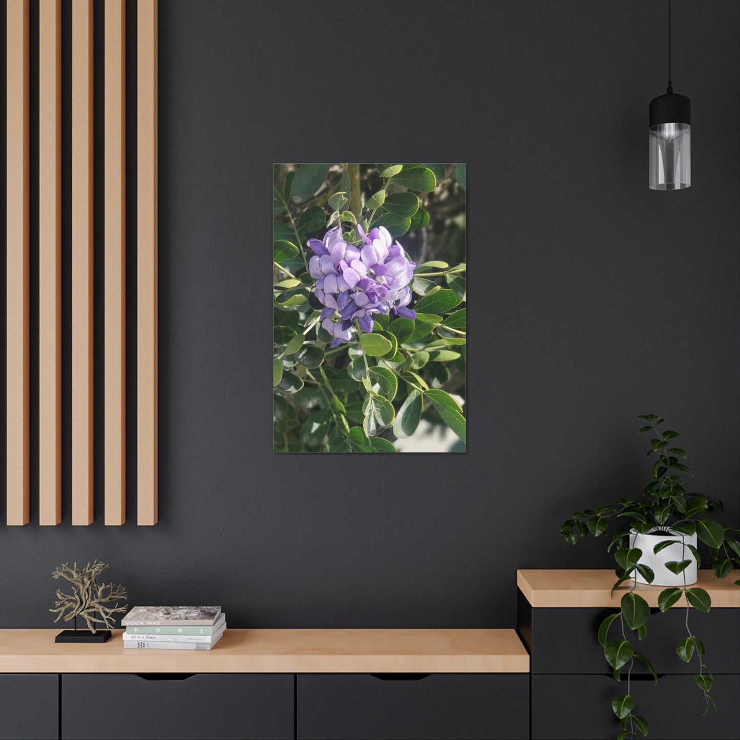 Purple Texas Mountain Laurel | Wall Art Canvas