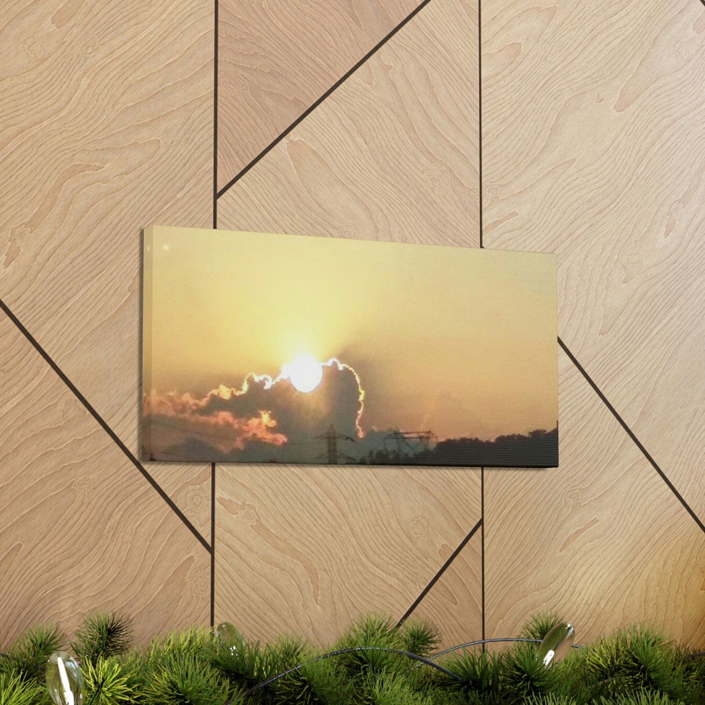 Sun in the Clouds | Wall Art Canvas | Heavens Collection | Life By Ortavia