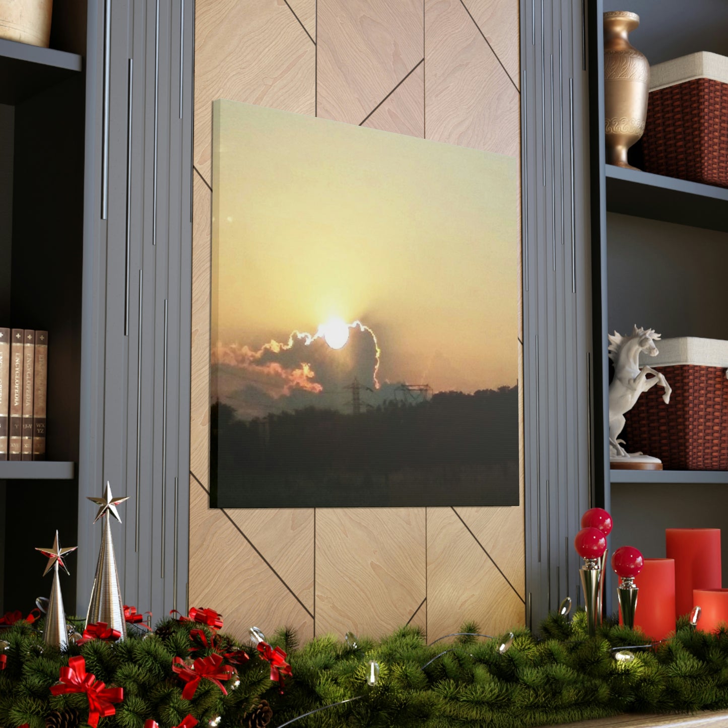Sun in the Clouds | Wall Art Canvas | Heavens Collection | Life By Ortavia