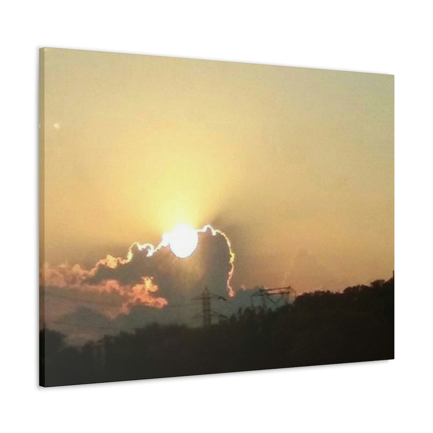 Sun in the Clouds | Wall Art Canvas | Heavens Collection | Life By Ortavia