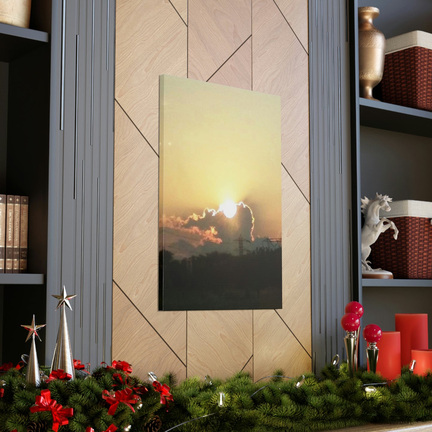 Sun in the Clouds | Wall Art Canvas | Heavens Collection | Life By Ortavia