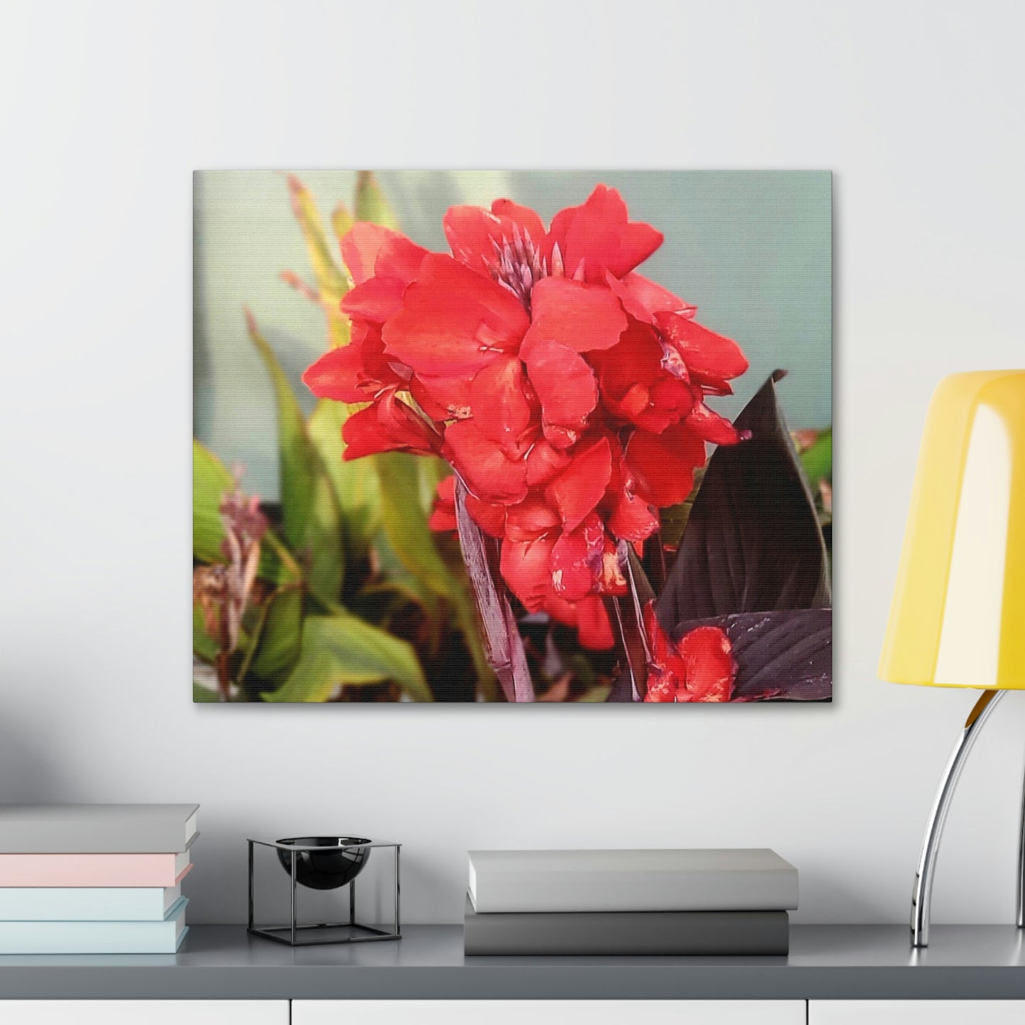 Red Canna | High Bloom Collection | Wall Art Print | Life By Ortavia