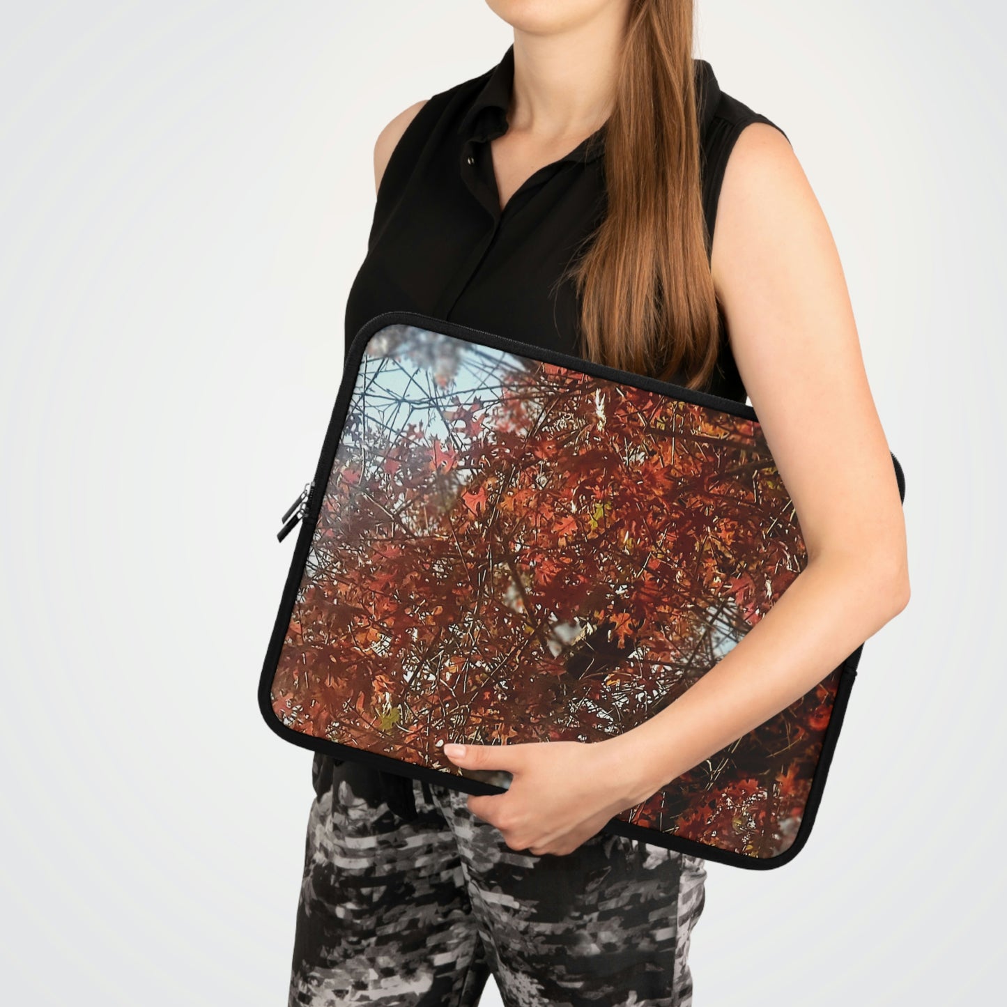 Red Leaves in Autumn | Laptop Sleeve | 7 Inch 10 Inch 13 Inch 15 Inch 17 Inch | Life By Ortavia