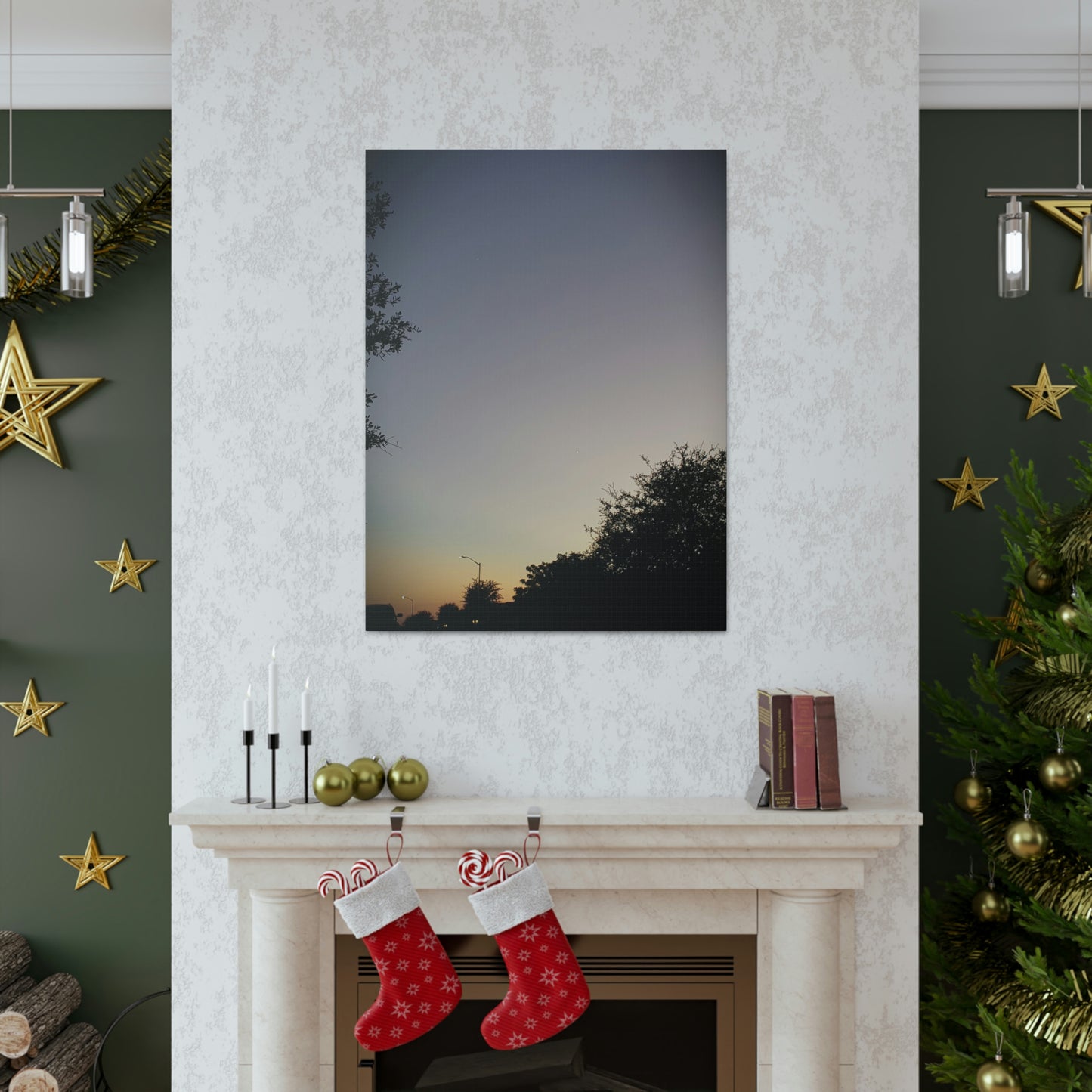 Rainbow Sunset | Wall Art Canvas | Heavens Collection | Life By Ortavia