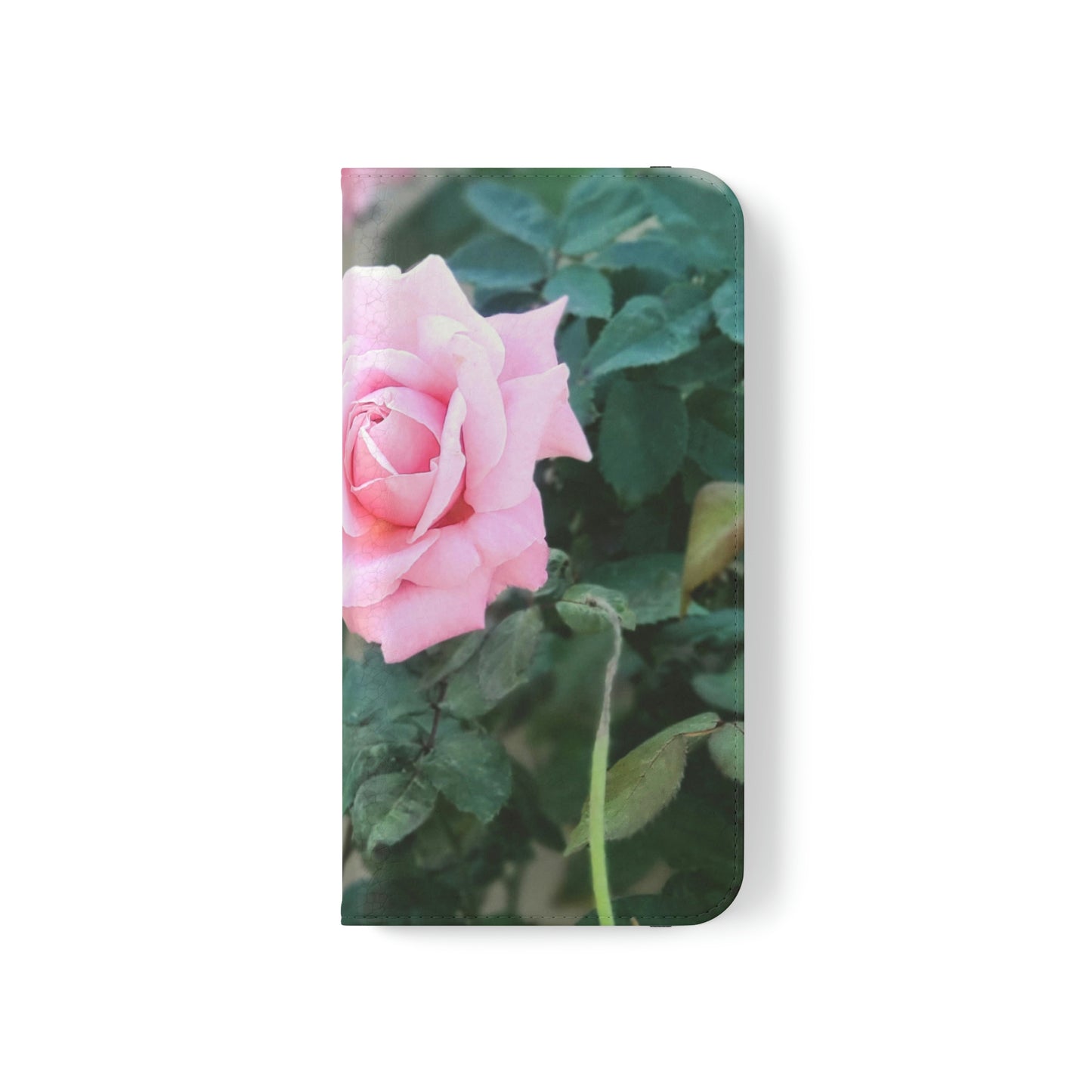 Focus on A Pink Rose | Folio Phone Case | High Bloom Collection | Life By Ortavia