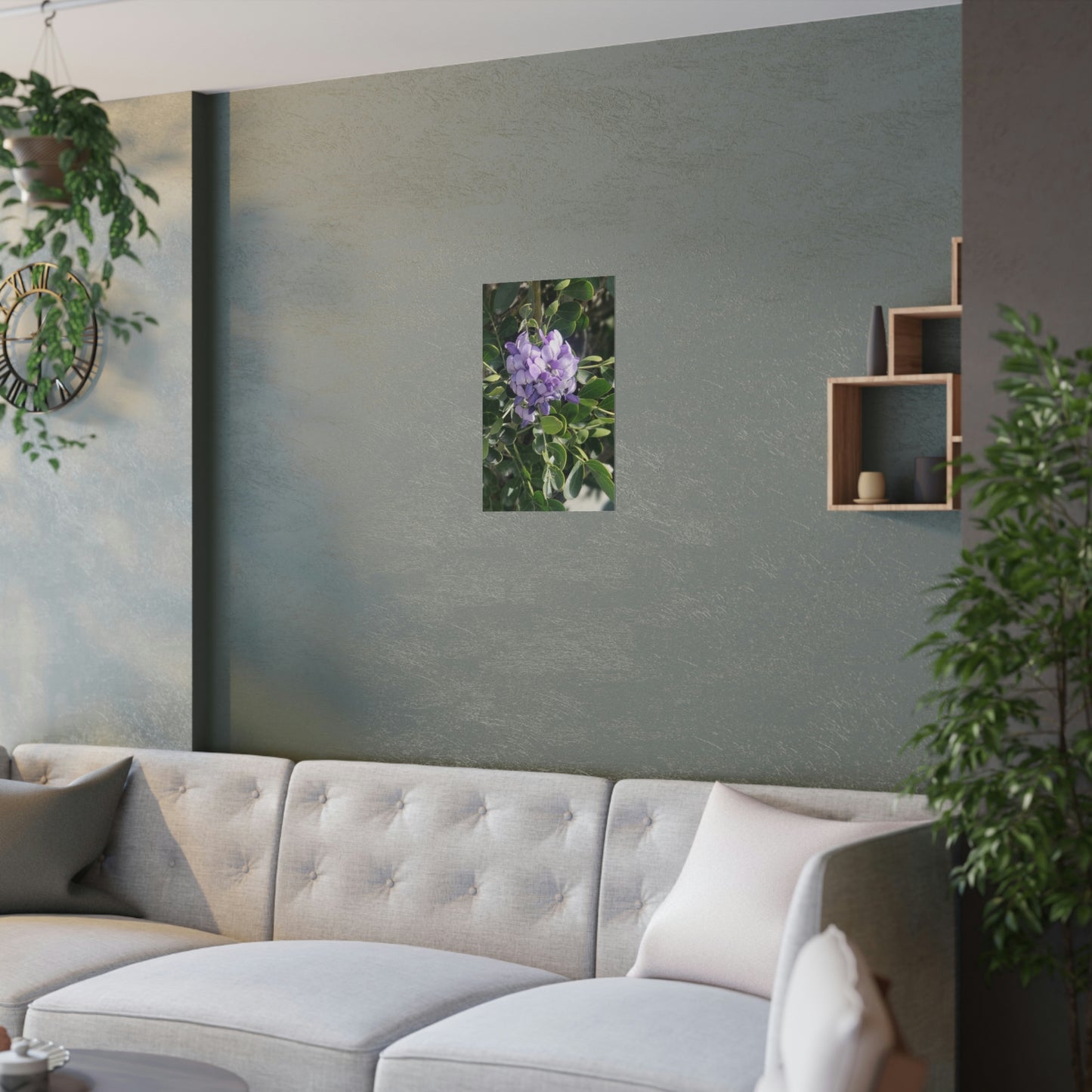 Purple Texas Mountain Laurel | Satin Posters (210gsm)