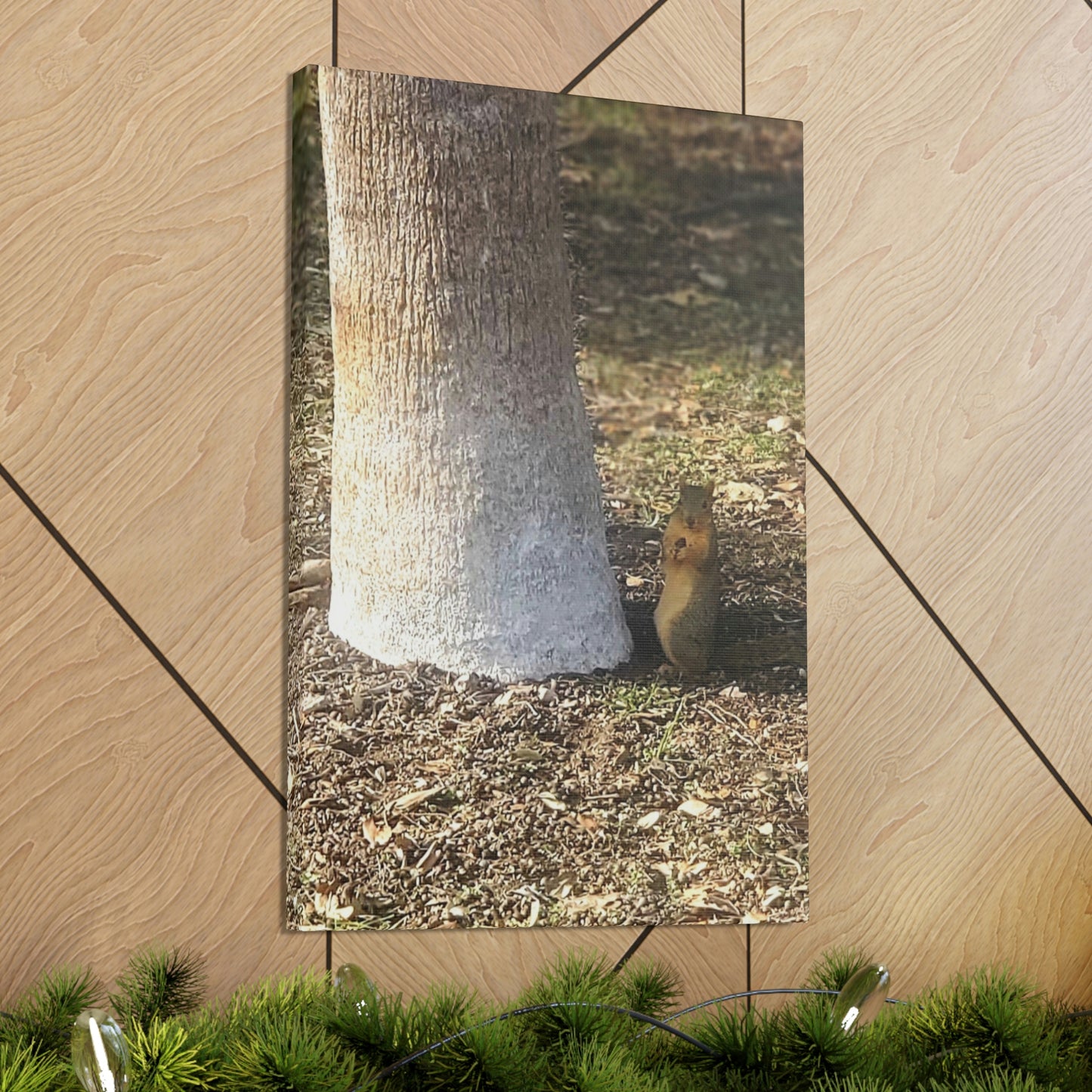 Squirrel and A Nut | Wall Art Print | Urban Geographic Collection | Life By Ortavia