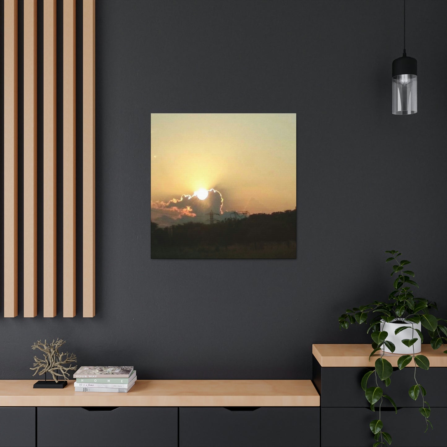 Sun in the Clouds | Wall Art Canvas | Heavens Collection | Life By Ortavia