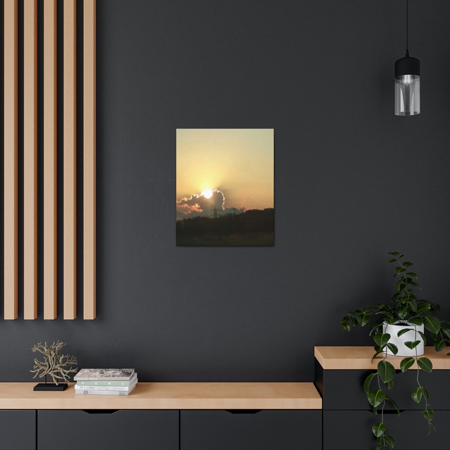 Sun in the Clouds | Wall Art Canvas | Heavens Collection | Life By Ortavia