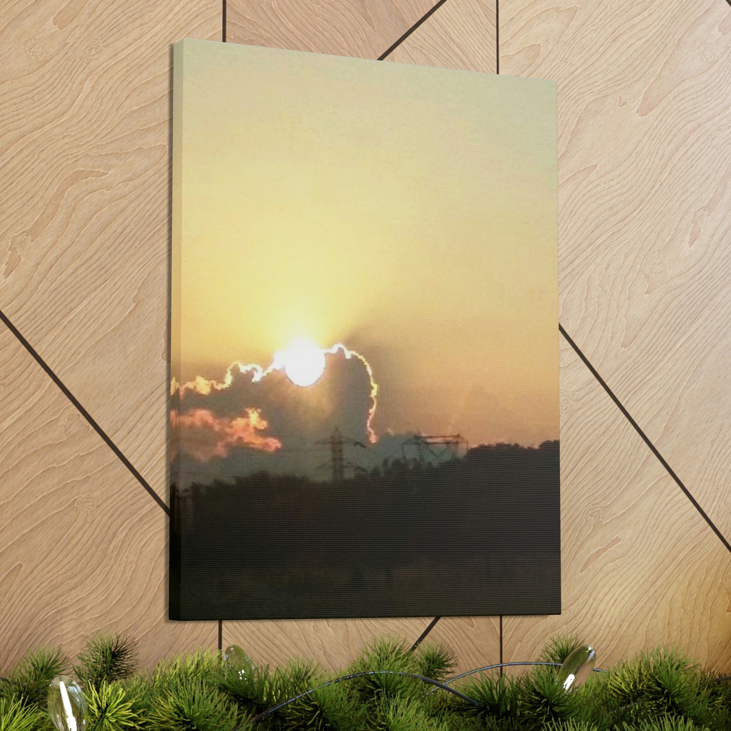 Sun in the Clouds | Wall Art Canvas | Heavens Collection | Life By Ortavia