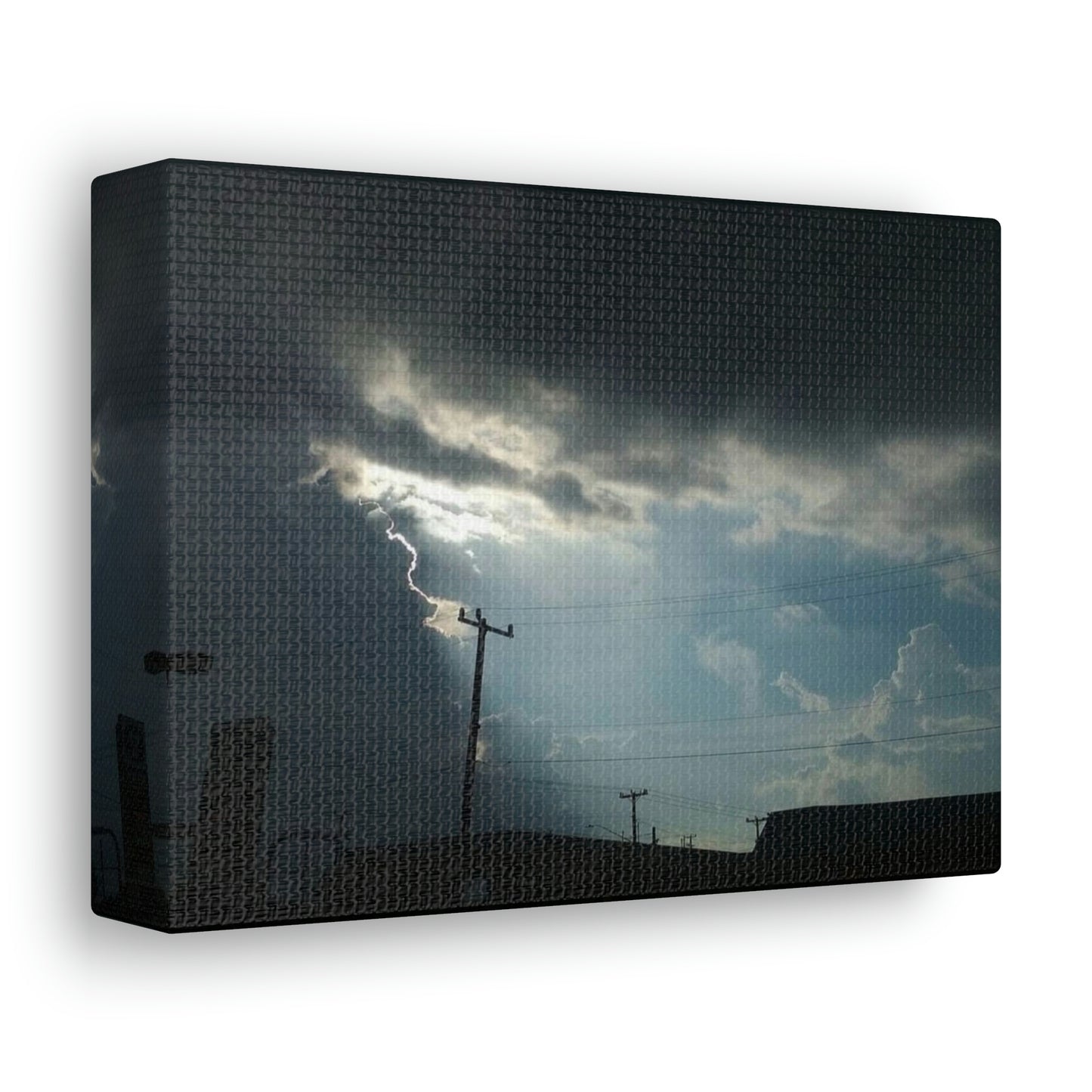 Sun Through Dark Clouds | Wall Art Canvas | Heavens Collection