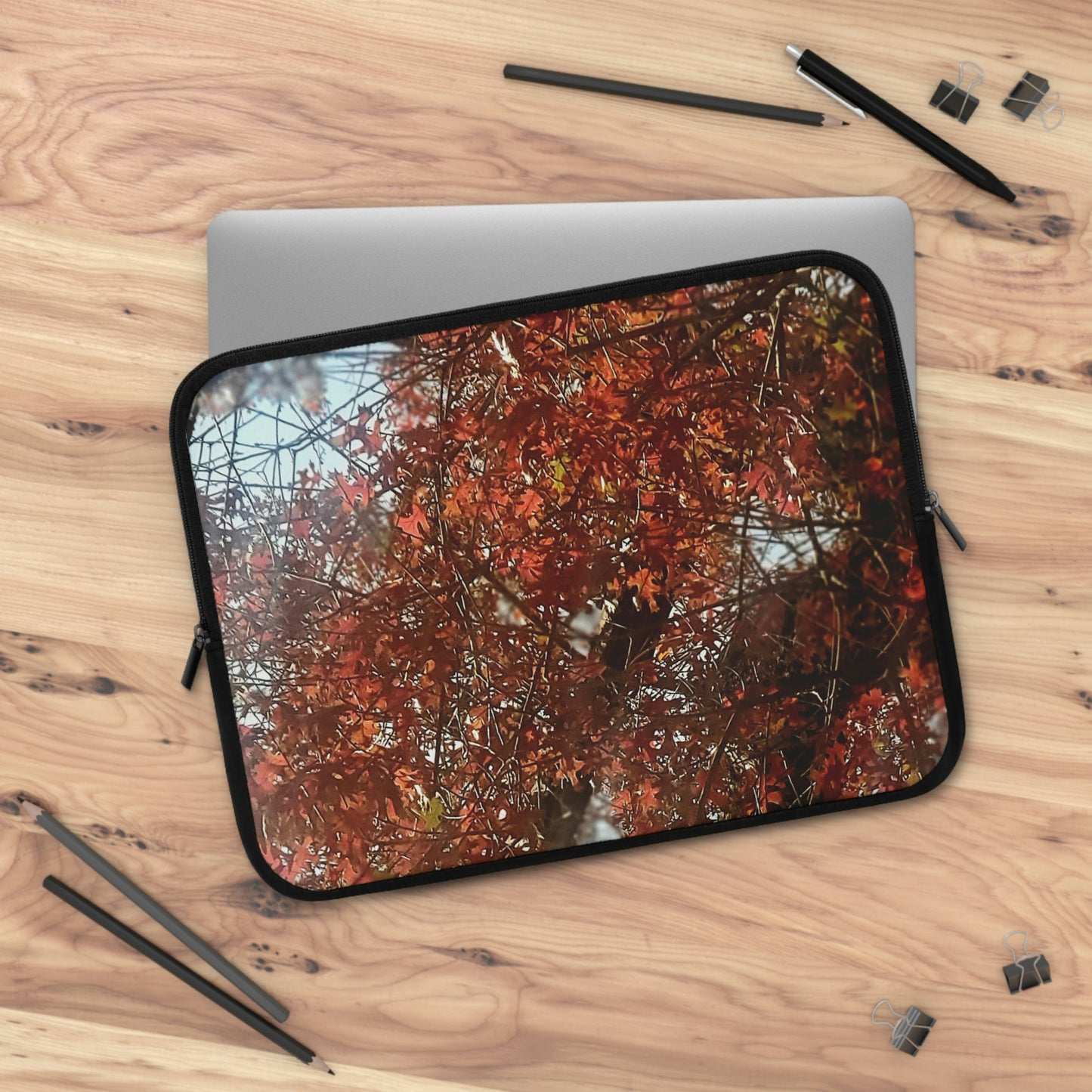 Red Leaves in Autumn | Laptop Sleeve | 7 Inch 10 Inch 13 Inch 15 Inch 17 Inch | Life By Ortavia