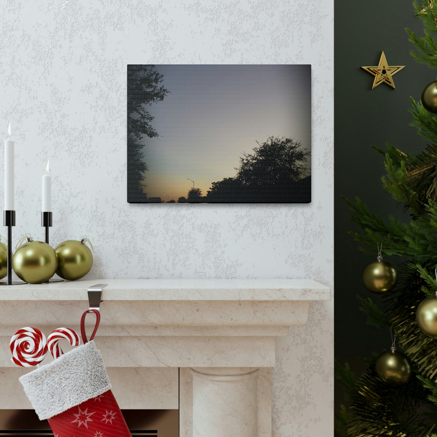 Rainbow Sunset | Wall Art Canvas | Heavens Collection | Life By Ortavia